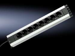 Rittal DK-TS Блок розеток, 8-розеток евро, заземляющий контакт арт. 7000630