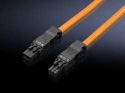 Rittal SZ Кабель послед. подключения 100-240В 3-конт. оранж. 1000мм, 1шт арт. 2500530