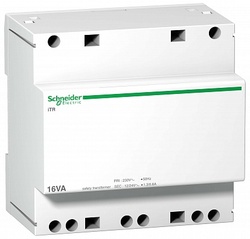 SE Acti 9 iTR Трансформатор безопасности 16ВА 12/24В арт. A9A15218