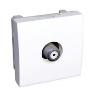 SE Altira Бел Розетка SAT оконечная RAL9003 арт. ALB44312