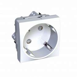 SE Altira Розетка 45град. 2P+E со шторками арт. ALB45282