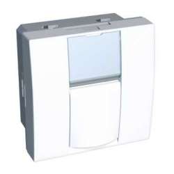 SE Altira S-ONE Розетка RJ45 cat.5E неэкран. R9003 арт. ALB44305N