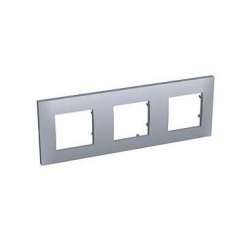 SE Altira Серая Рамка 3-ая горизонтальная (71мм) арт. ALB45737