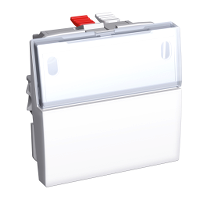 SE Altira Выключатель без фиксации, с подсвеченым полем 10A R9003 арт. ALB44062