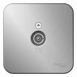 SE Blanca наруж Алюминий Розетка TV, изолир. пластина арт. BLNTA000013