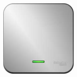 SE Blanca наруж Алюминий Выключатель 1-клавишный с подсветкой, 10А, 250B арт. BLNVA101103