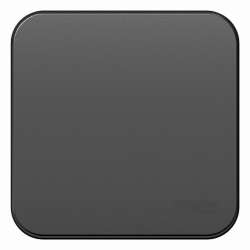 SE Blanca наруж Антрацит Переключатель 1-клавишный 10А, 250B, изолир. пластина арт. BLNVA106016