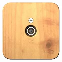 SE Blanca наруж Ясень Розетка TV, изолир. пластина арт. BLNTA000015