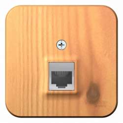 SE Blanca наруж Ясень Розетка компьютерная RJ45, кат.5E, изолир. пластина арт. BLNIA045005