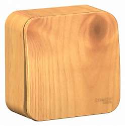 SE Blanca наруж Ясень Выключатель 1-клавишный 10А, 250B, изолир. пластина арт. BLNVA101015