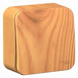 SE Blanca наруж Ясень Выключатель 1-клавишный с самовозвратом, 10А, 250В, изолир. пластина арт. BLNCA101015