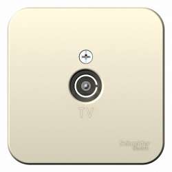 SE Blanca наруж Молочная Розетка TV, изолир. пластина арт. BLNTA000012