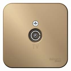 SE Blanca наруж Титан Розетка TV, изолир. пластина арт. BLNTA000014