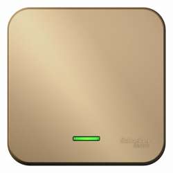 SE Blanca наруж Титан Выключатель 1-клавишный с подсветкой, 10А, 250B арт. BLNVA101104