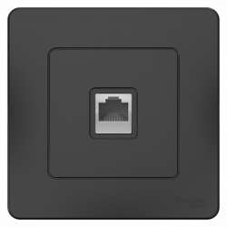 SE Blanca внутр Антрацит Розетка компьютерная RJ45 арт. BLNIS045006