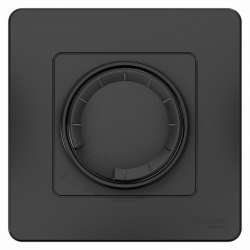 SE Blanca внутр Антрацит Светорегулятор (диммер) поворотно-нажимной 400Вт арт. BLNSS040016