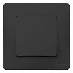SE Blanca внутр Антрацит Выключатель 1-клавишный, 10А, 250B арт. BLNVS010106
