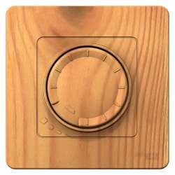 SE Blanca внутр Ясень Светорегулятор (диммер) поворотно-нажимной 400ВТ арт. BLNSS040015