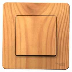 SE Blanca внутр Ясень Выключатель 1-клавишный, 10А, 250B арт. BLNVS010105