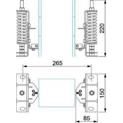 SE Canalis Кронштейн этажный напольный (KSB1000ZV3) арт. KSB1000ZV3