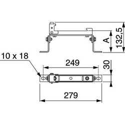 SE Canalis Кронштейн настенный этажный арт. KSB1000ZV2