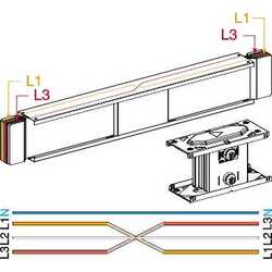 SE Canalis Секция прямая транспоз. фазных провод. (KTA0800TP410) арт. KTA0800TP410