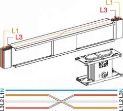 SE Canalis Секция прямая транспоз. фазных провод. (KTC3200TP410) арт. KTC3200TP410