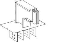 SE Canalis Секция присоединительная к трансформатору №5 (KTC1000ER55) арт. KTC1000ER55