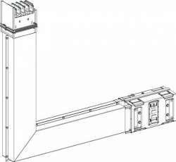 SE Canalis Секция угловая вертикальная 400А (KSA400DLE4B) арт. KSA400DLE4B