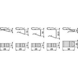 SE Canalis Скоба металлическая (KDPZF12) арт. KDPZF12