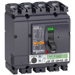 SE Compact NS630 4P Выключатель M6.2E 100A NSX250R(200кА при 415В, 45кА при 690B) арт. LV433525