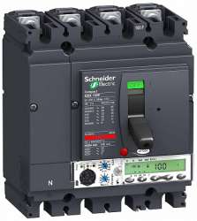 SE Compact NS630 4P4Т Автоматический выключатель Micrologic 5.2A 100A NSX100H арт. LV429803