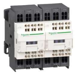 SE Contactors D Контактор реверсивный 3Р 9A, НО+НЗ, 24В DС, пружинный зажим (LC2D093BL) арт. LC2D093BL