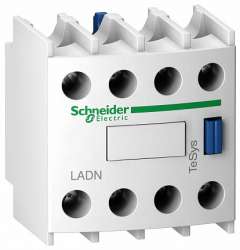 SE Contactors D Telemecanique Контакт дополнительный фронтальный 4НЗ для контакторов cерии D арт. LADN04