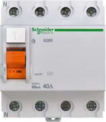 SE Домовой ВД63 УЗО 4P 40A 100мА арт. 11464