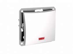 SE Дуэт Бел Переключатель 1-клавишный (сх.6) с подсветкой арт. WDE000163