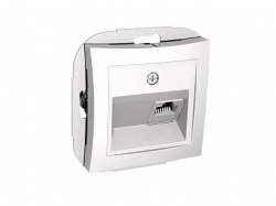 SE Дуэт Бел Розетка компьютерная 1-ая RJ45 кат.5e арт. WDE000183