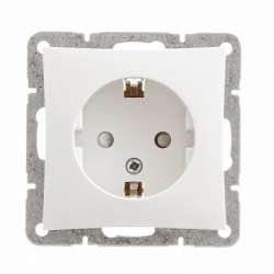 SE Дуэт Бел Розетка с/з с защитными шторками арт. WDE000145