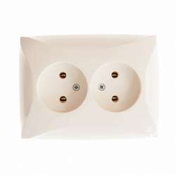 SE Дуэт Беж Розетка 2-ая б/з арт. WDE000220