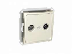 SE Дуэт Беж Розетка TV-FM единственная 2dB арт. WDE000293