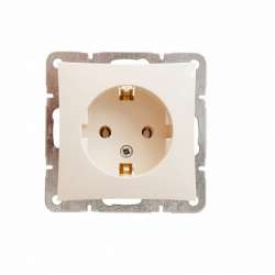 SE Дуэт Беж Розетка с/з арт. WDE000243