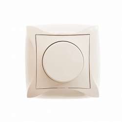 SE Дуэт Беж Светорегулятор поворотный (диммер), 300Вт, в сборе арт. WDE000234