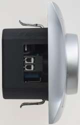 SE Дуэт Серебро Светорегулятор (диммер) поворотный, 300Вт, в сборе с рамкой арт. WDE000334