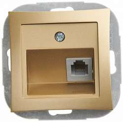 SE Дуэт Шампань Розетка ТЛФ 1-ая RJ11 арт. WDE000481