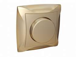 SE Дуэт Шампань Светорегулятор (диммер) поворотный, 300Вт, в сборе арт. WDE000434