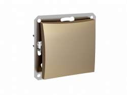 SE Дуэт Шампань Выключатель 1-клавишный (сх.1) арт. WDE000411