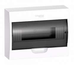 SE EASY 9 Корпус навесной с прозрачной дверью 1ряд/12мод, IP40, IK07, 63А, 2 клеммы арт. EZ9E112S2SRU