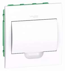 SE EASY 9 Корпус встраиваемый с белой дверью 1ряд/8мод, IP40, IK07,63А, 2 клеммы арт. EZ9E108P2FRU