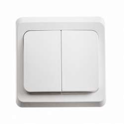 SE Этюд Бел Выключатель 2-клавишный арт. BC10-002B