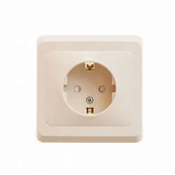 SE Этюд Крем Розетка 1-ая с/з с защитными шторками арт. PC16-004K